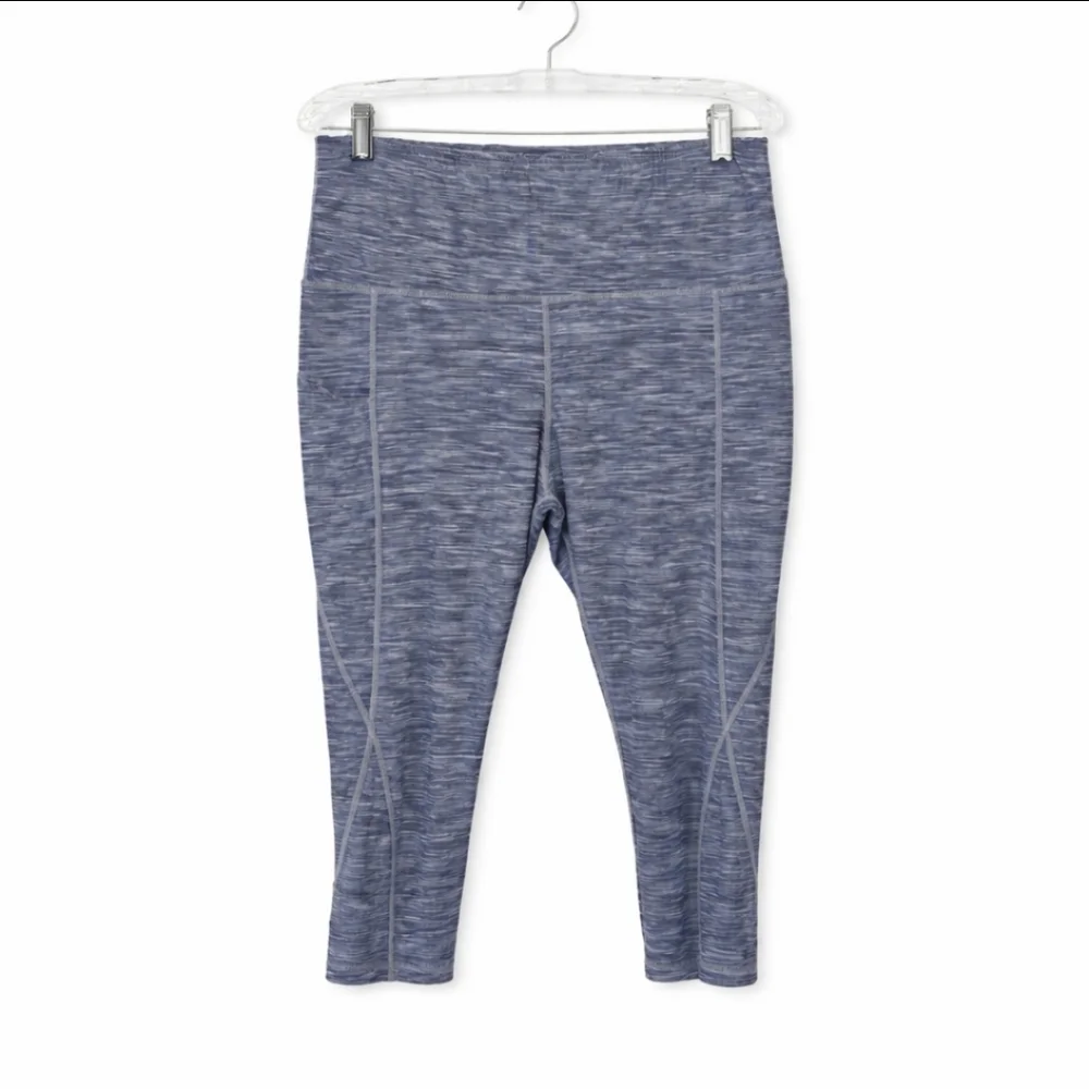 Neleus Heather Gray Yoga Workout Leggings Plus Size XL.